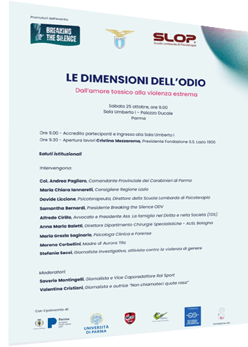 Programma Evento di Breaking The Silence