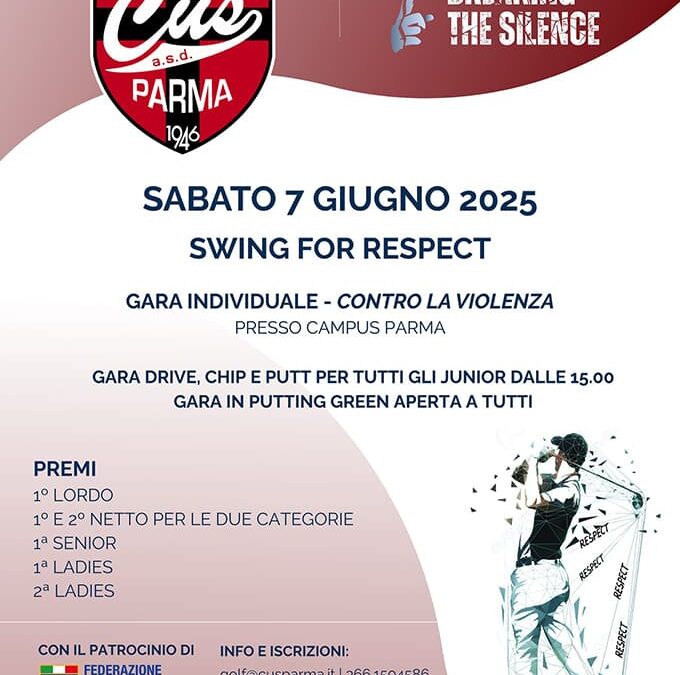 Swing for Respect CUS Parma